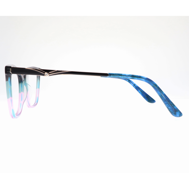 Joy Style For Women's Eyeglasses Cat Eye Size 52 35103c3 Grey Blue Pink Gradient