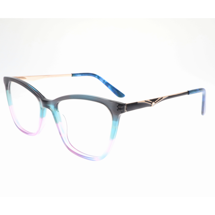 Joy Style For Women's Eyeglasses Cat Eye Size 52 35103c3 Grey Blue Pink Gradient