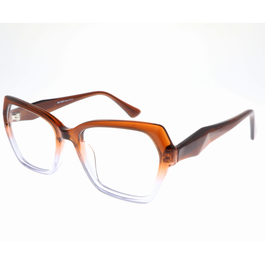 Joy Style For Women's Eyeglasses Cat Eye Size 52 6062c3 Light Blue Brown