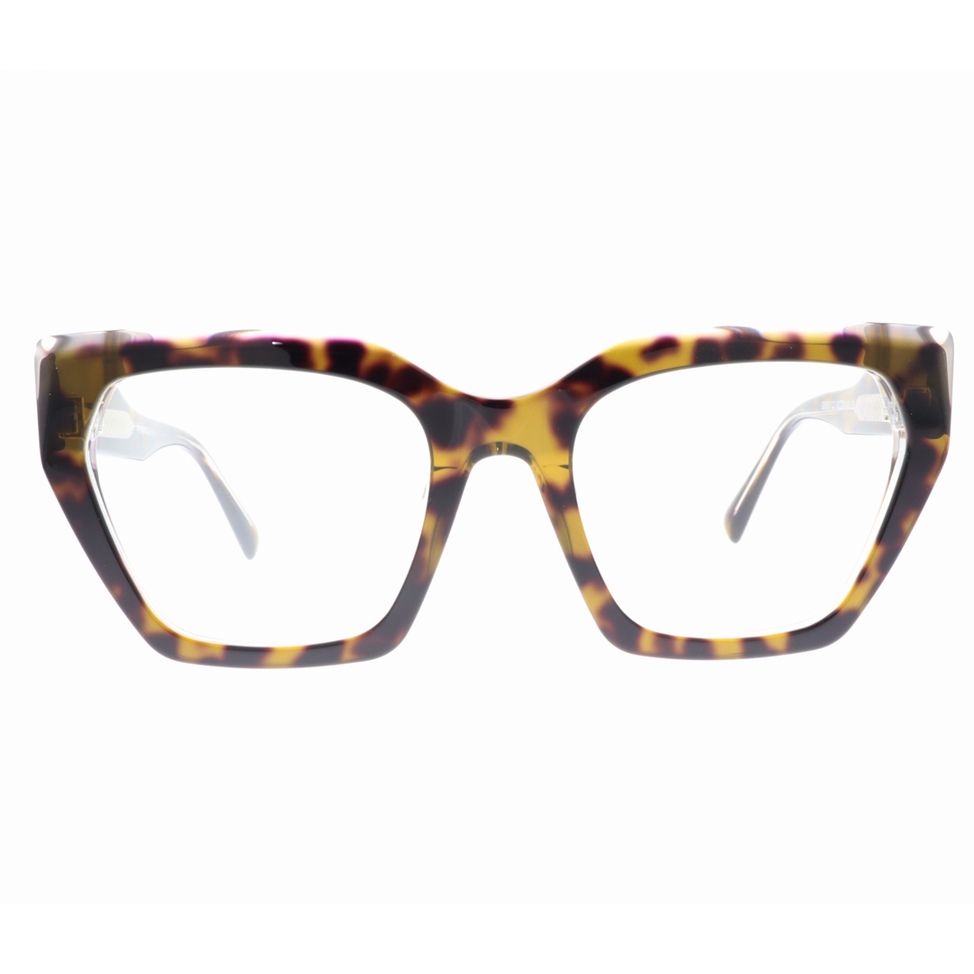 Joy Style For Women's Eyeglasses Cat Eye Size 52 6063c2 Light Tortoiseshell