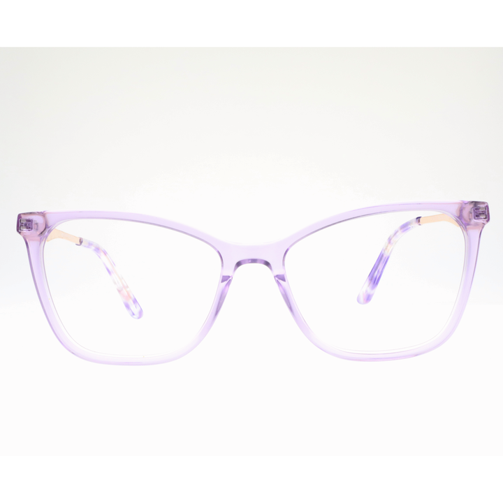 Joy Style For Women's Eyeglasses Cat Eye Size 52 Zf35103c6 Violet