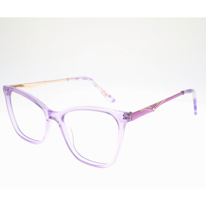 Joy Style For Women's Eyeglasses Cat Eye Size 52 Zf35103c6 Violet