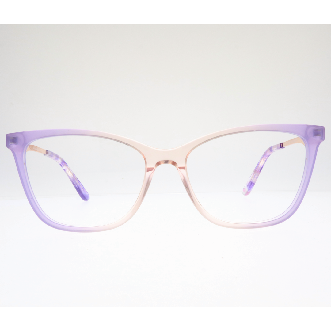 Joy Style For Women's Eyeglasses Cat Eye Size 52 Zf35108c4 Violet Pink