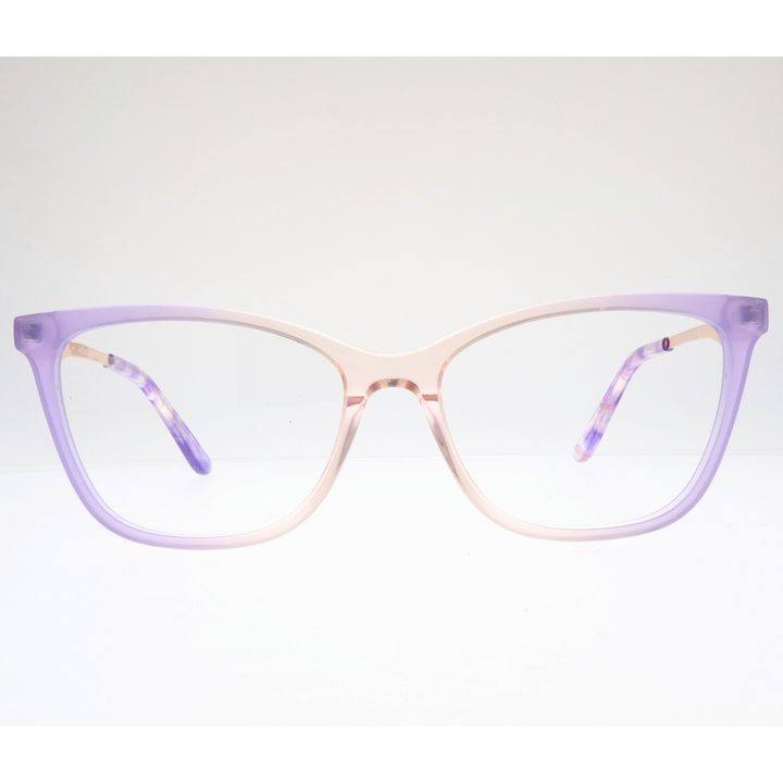 Joy Style For Women's Eyeglasses Cat Eye Size 52 Zf35108c4 Violet Pink