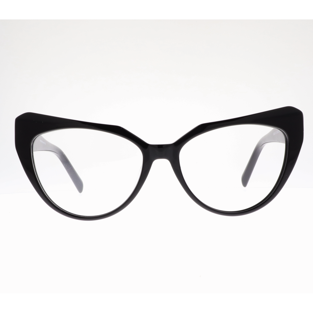 Joy Style For Women's Eyeglasses Cat Eye Size 53 G6061c1 Black
