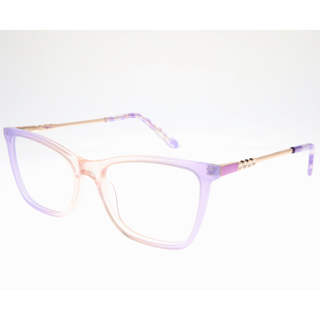 Joy Style For Women's Eyeglasses Cat Eye Size 53 Zf35109c4 Violet Pink