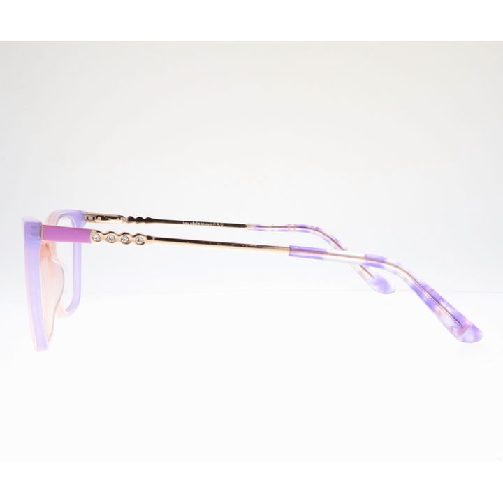 Joy Style For Women's Eyeglasses Cat Eye Size 53 Zf35109c4 Violet Pink