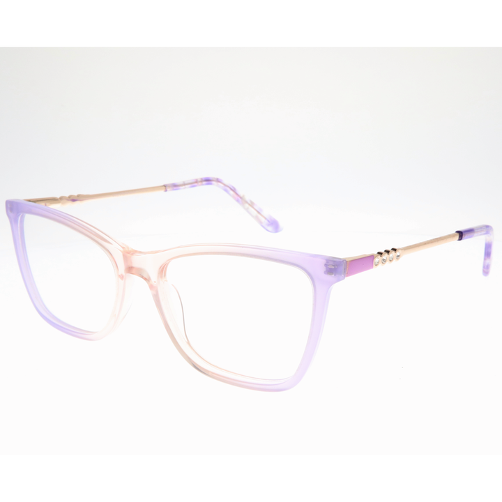Joy Style For Women's Eyeglasses Cat Eye Size 53 Zf35109c4 Violet Pink