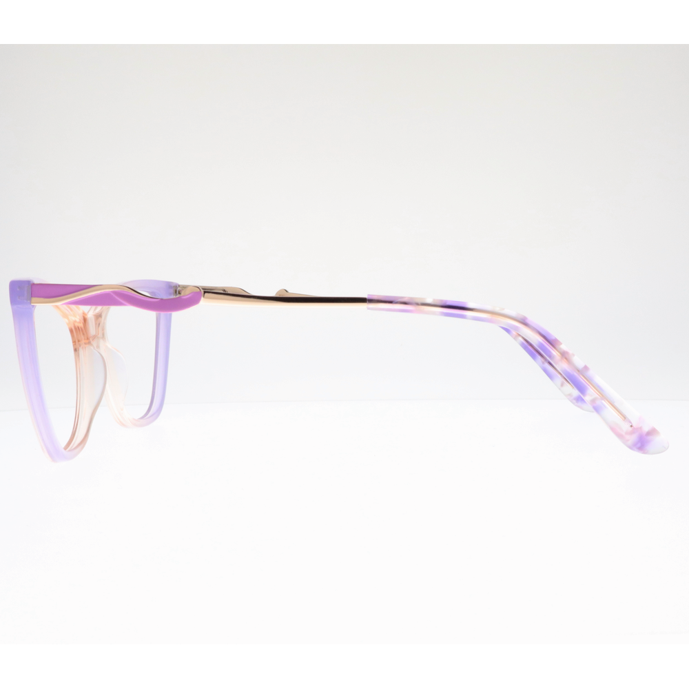 Joy Style For Women's Eyeglasses Cat Eye Size 53 Zf35110c4 Violet Pink