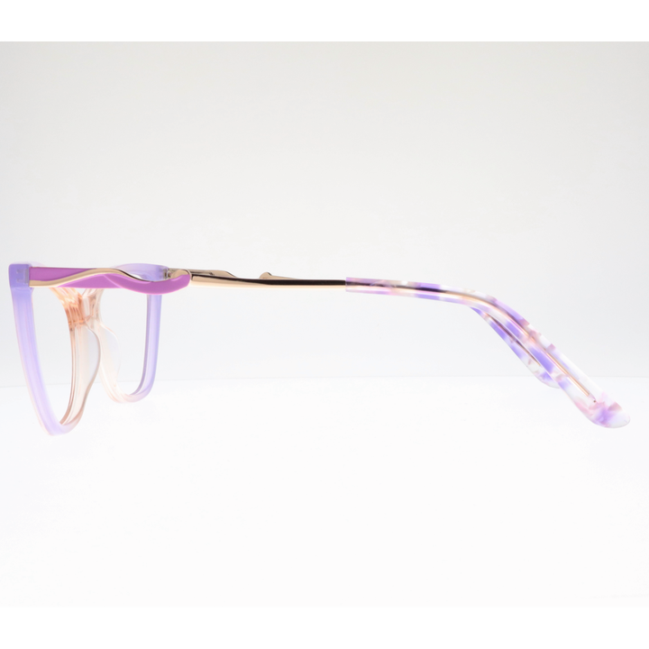 Joy Style For Women's Eyeglasses Cat Eye Size 53 Zf35110c4 Violet Pink