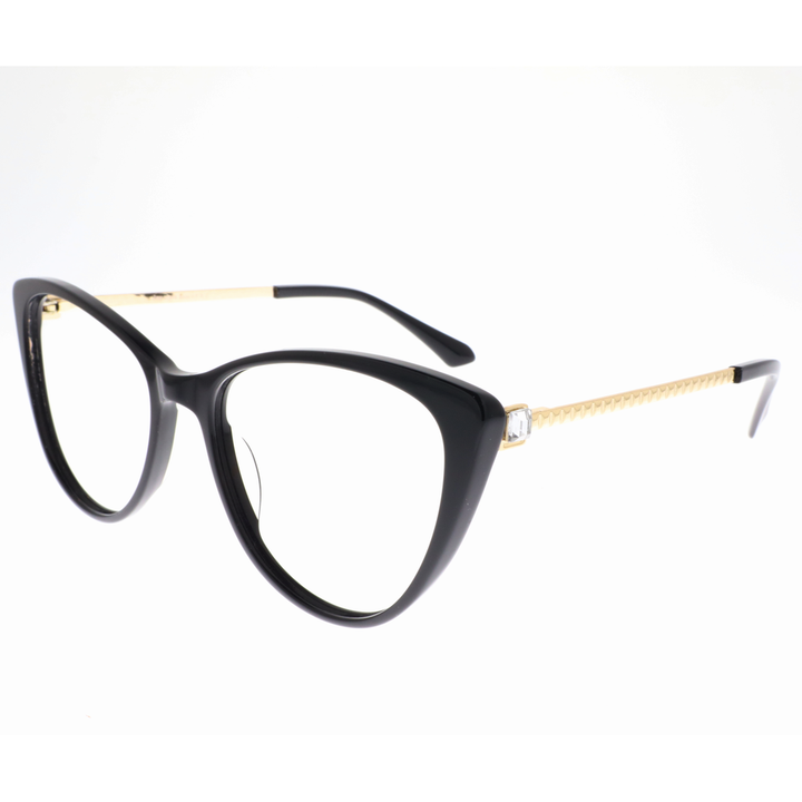 Joy Style For Women's Eyeglasses Cat Eye Size 54 2104c1 Black