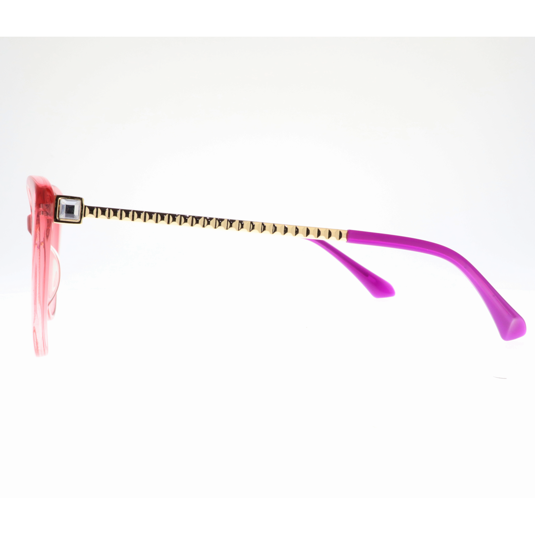 Joy Style For Women's Eyeglasses Cat Eye Size 54 2104c4 Peach Pink