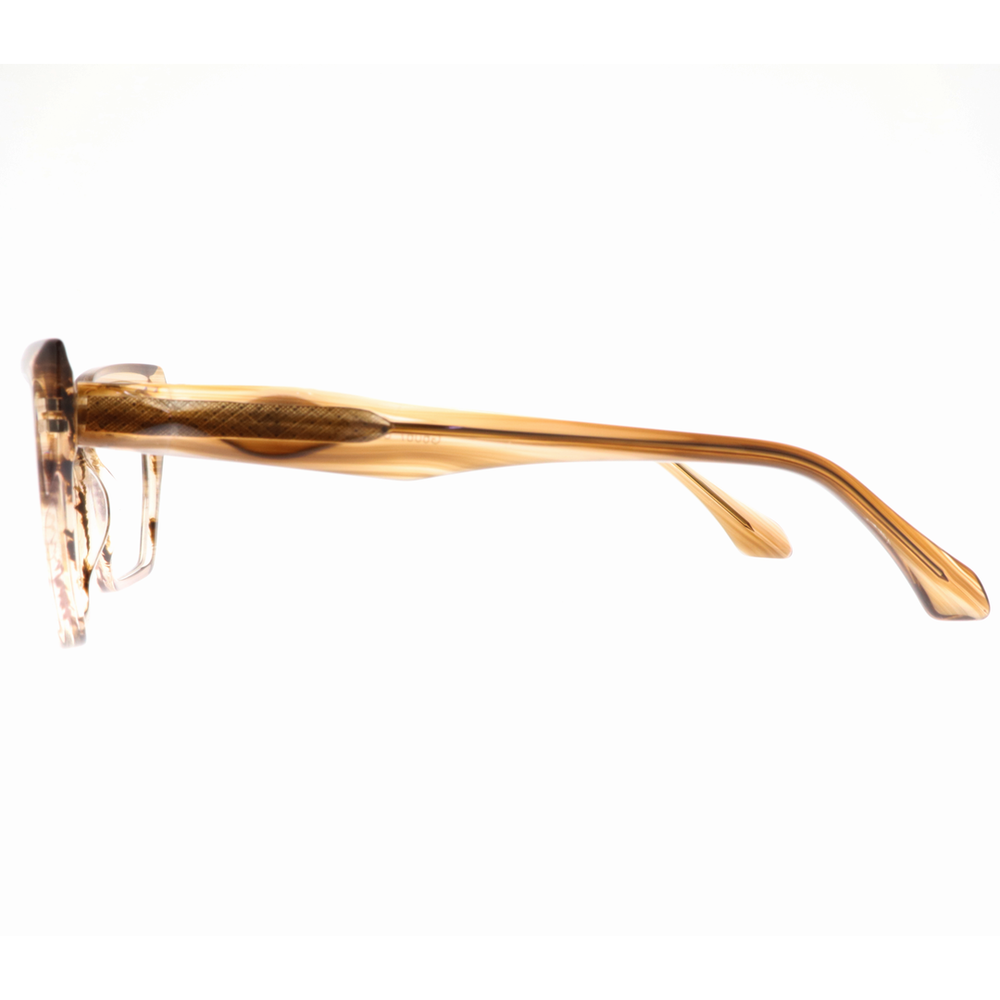 Joy Style For Women's Eyeglasses Cat Eye Size 54 6067c2 Light Brown Pattern
