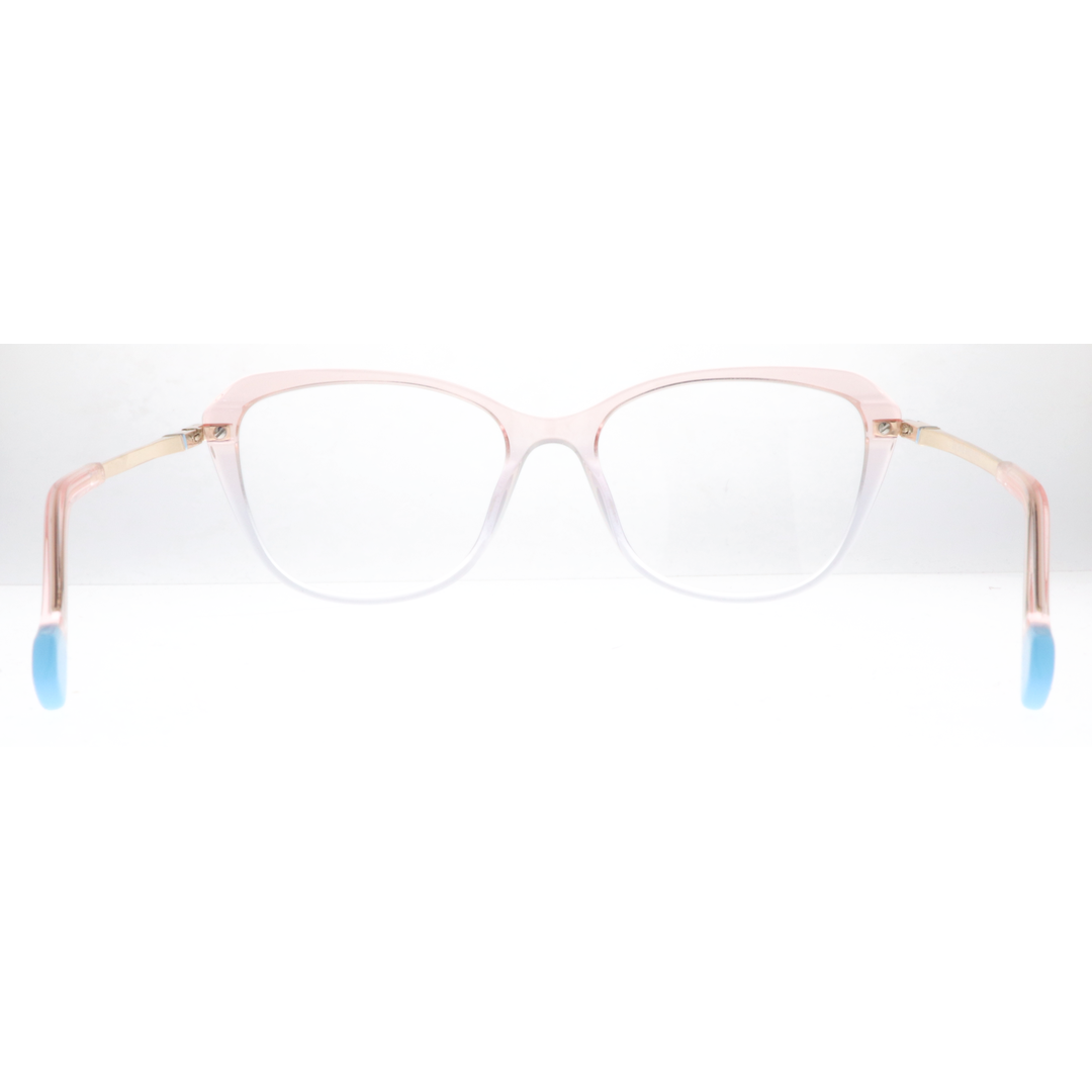 Joy Style For Women's Eyeglasses Cat Eye Size 54 7921c5 Light Blue Pink