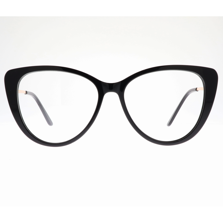 Joy Style For Women's Eyeglasses Cat Eye Size 54 9005c1 Black