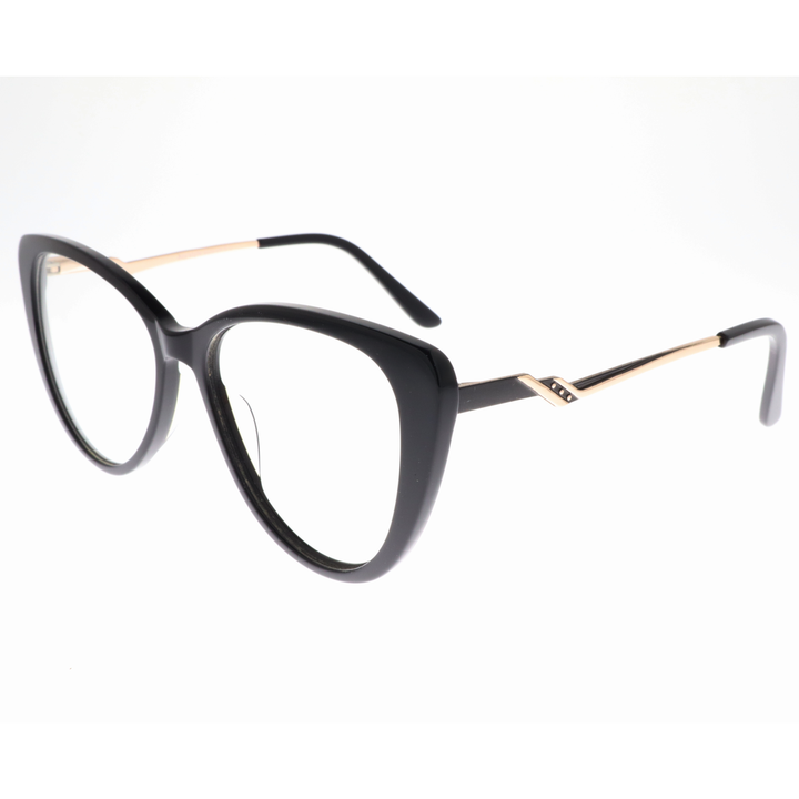 Joy Style For Women's Eyeglasses Cat Eye Size 54 9005c1 Black