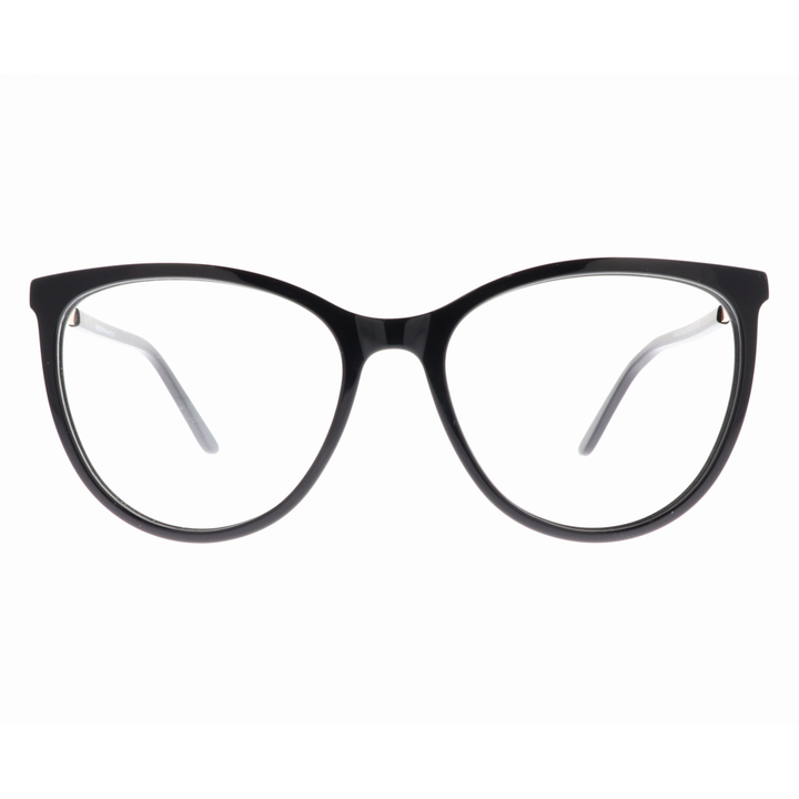 Joy Style For Women's Eyeglasses Cat Eye Size 54 9009c1 Black