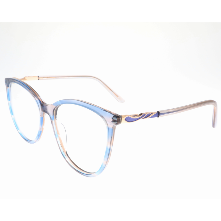 Joy Style For Women's Eyeglasses Cat Eye Size 54 9009c3 Blue