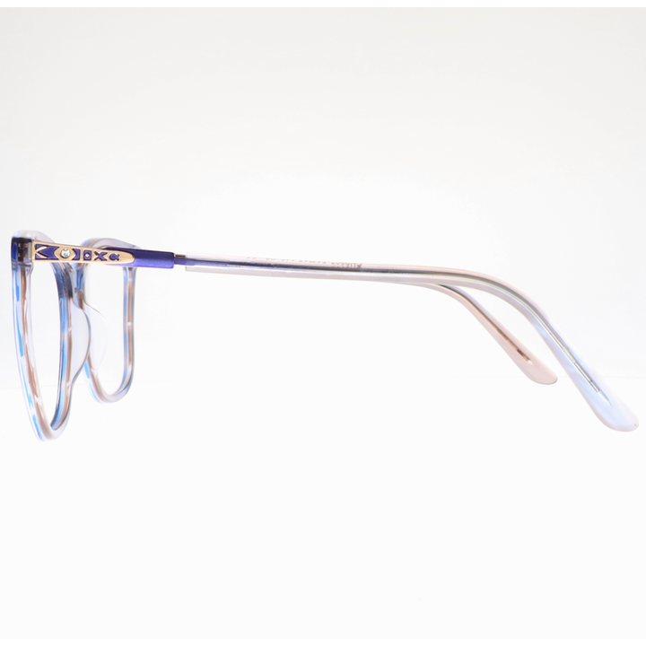 Joy Style For Women's Eyeglasses Cat Eye Size 54 Ch9007c3 Pastel Blue Pink Gradient