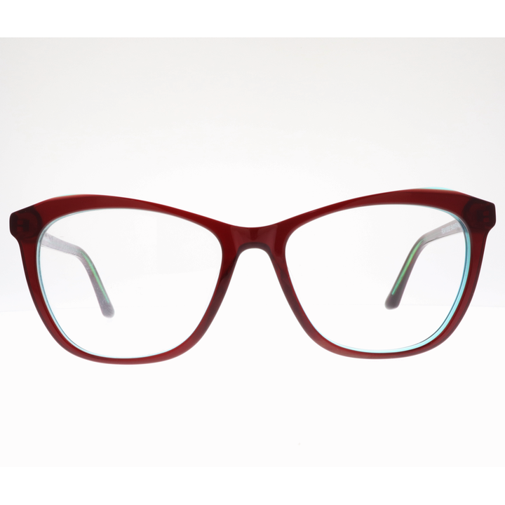 Joy Style For Women's Eyeglasses Cat Eye Size 54 Rda10002c2 Red