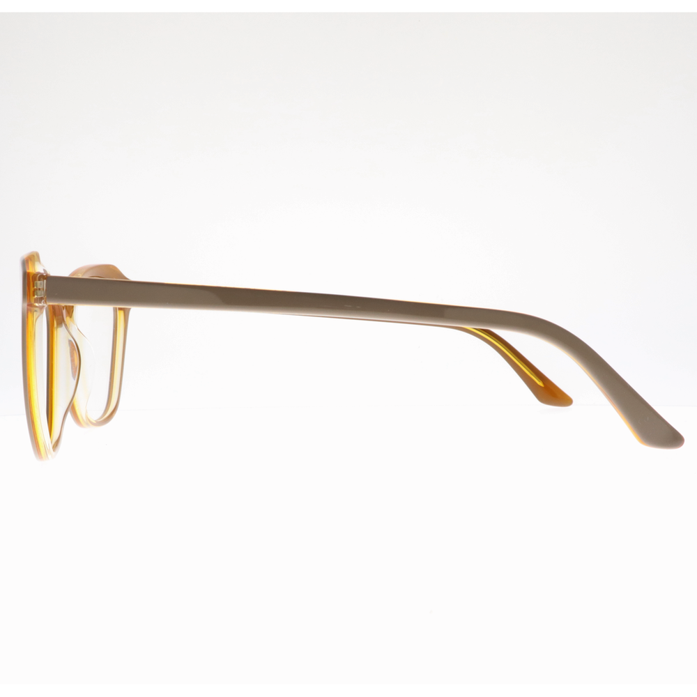 Joy Style For Women's Eyeglasses Cat Eye Size 54 Rda10002c3 Brown Beige