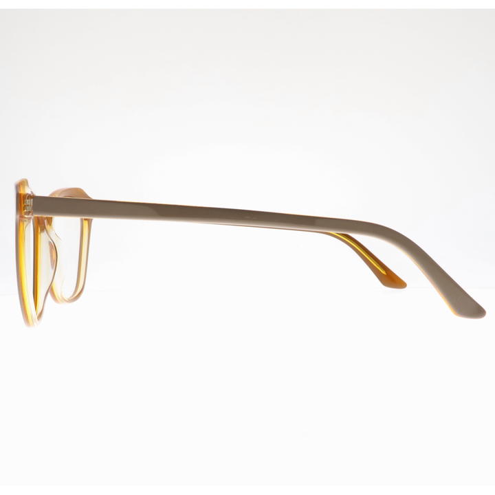 Joy Style For Women's Eyeglasses Cat Eye Size 54 Rda10002c3 Brown Beige