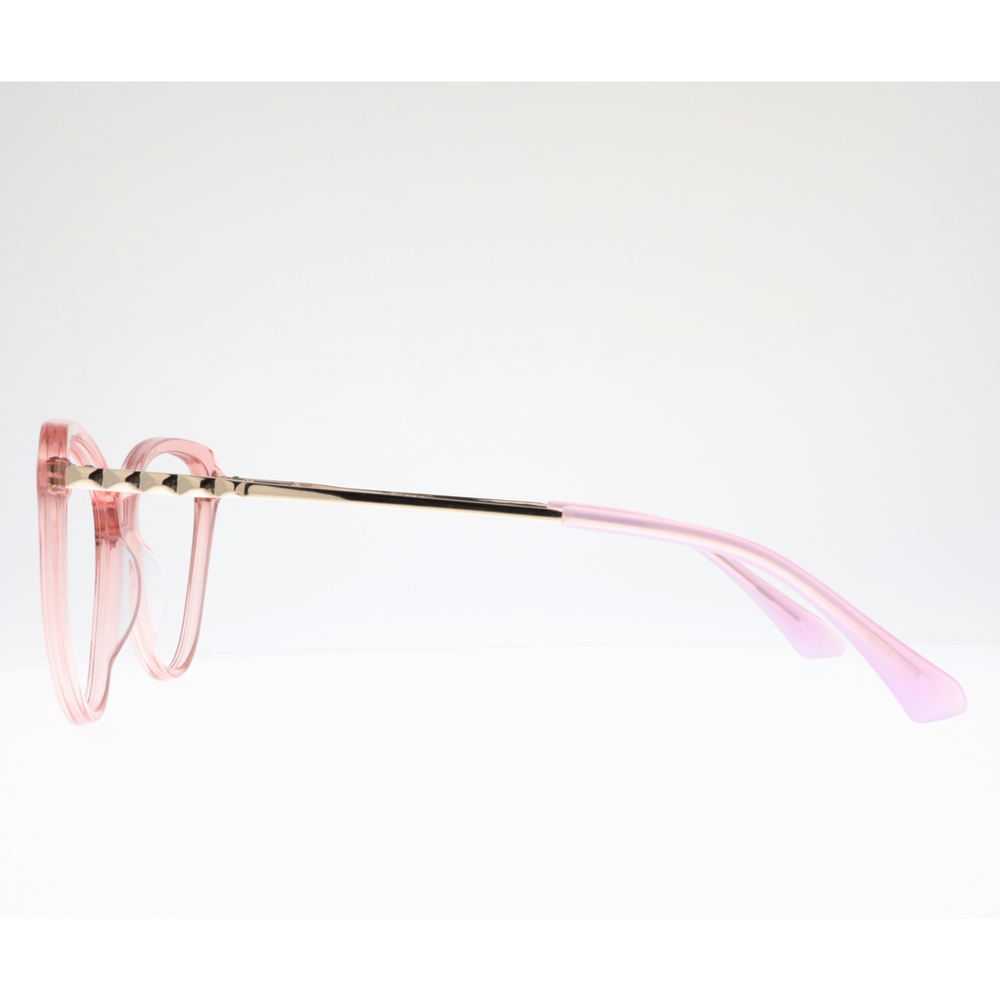 Joy Style For Women's Eyeglasses Cat Eye Size 54 Yc2101c6 Pink