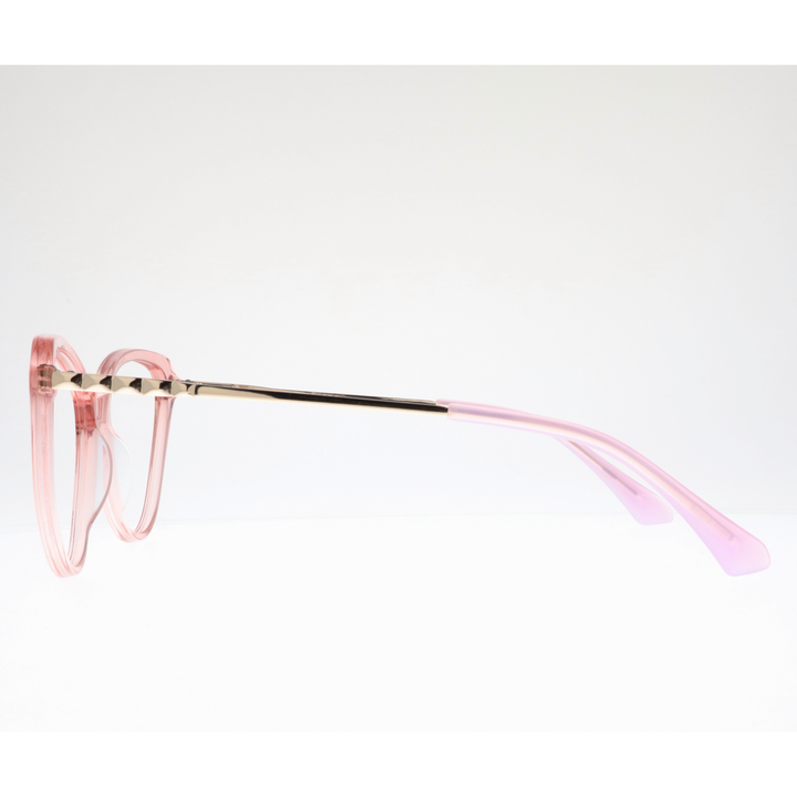 Joy Style For Women's Eyeglasses Cat Eye Size 54 Yc2101c6 Pink