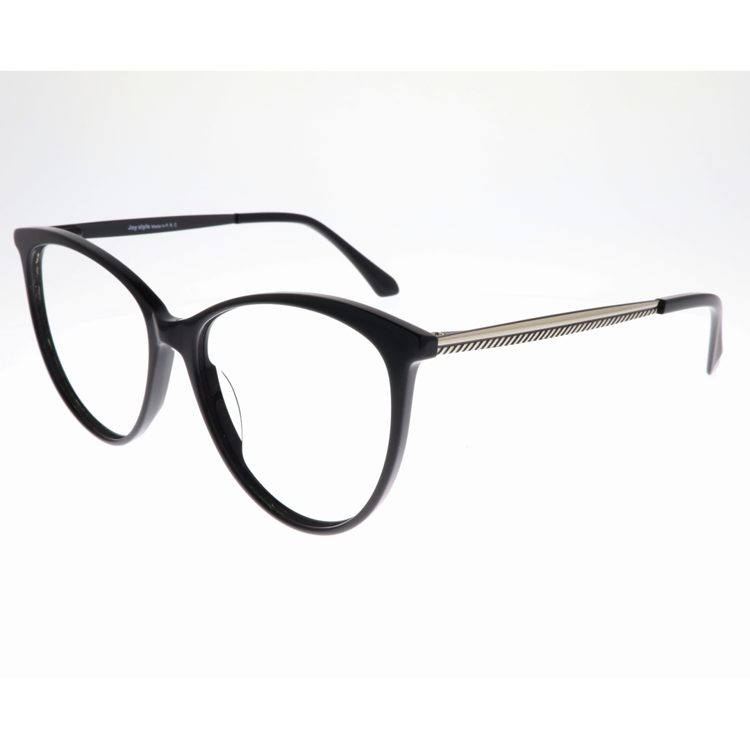 Joy Style For Women's Eyeglasses Cat Eye Size 55 2105c1 Black