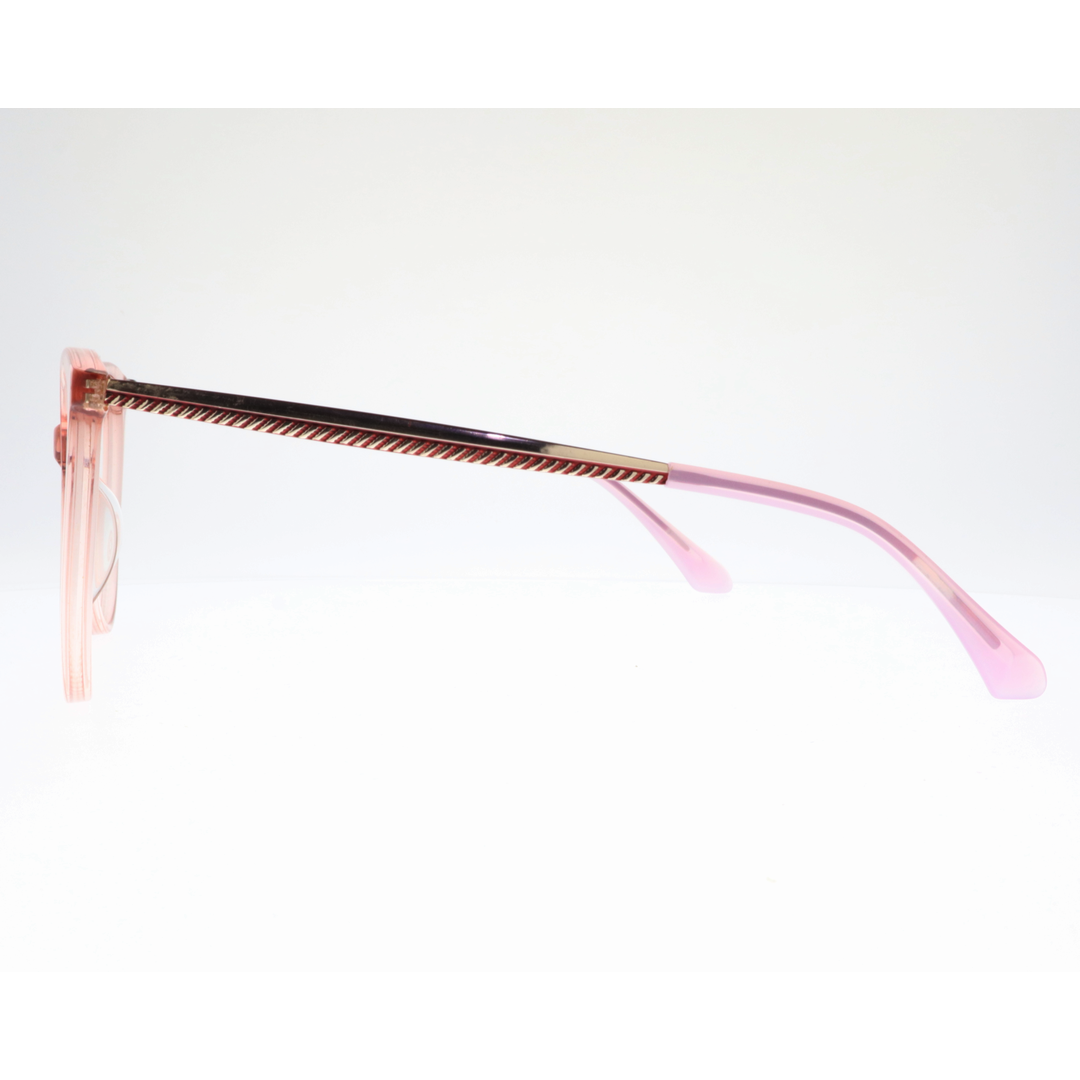 Joy Style For Women's Eyeglasses Cat Eye Size 55 2105c6 Peach Pink