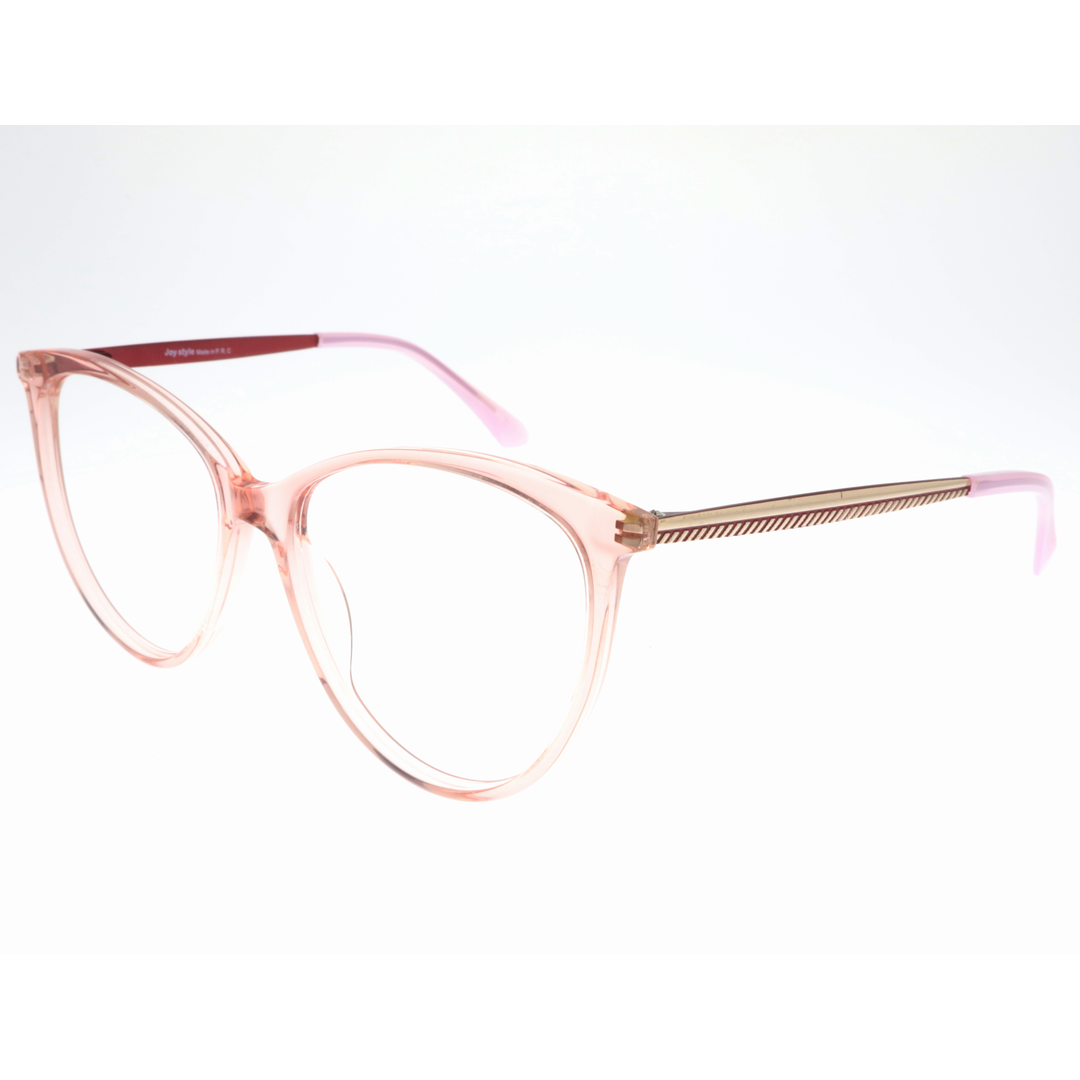 Joy Style For Women's Eyeglasses Cat Eye Size 55 2105c6 Peach Pink