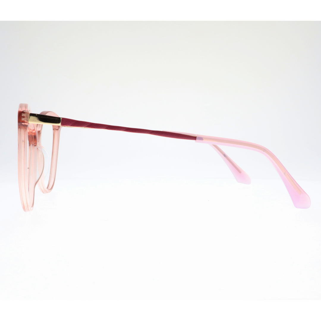Joy Style For Women's Eyeglasses Cat Eye Size 55 2110c6 Pink