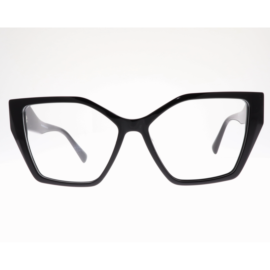 Joy Style For Women's Eyeglasses Cat Eye Size 55 6064c1 Black
