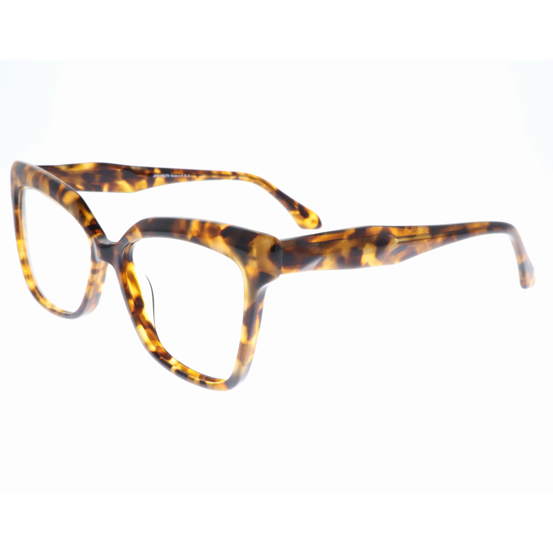 Joy Style For Women's Eyeglasses Cat Eye Size 55 6065c3 Tortoiseshell Brown