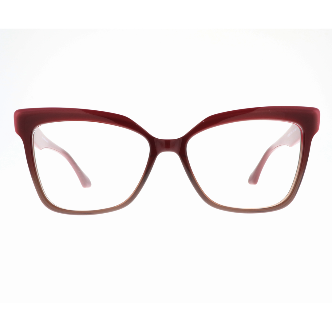 Joy Style For Women's Eyeglasses Cat Eye Size 55 6065c4 Red