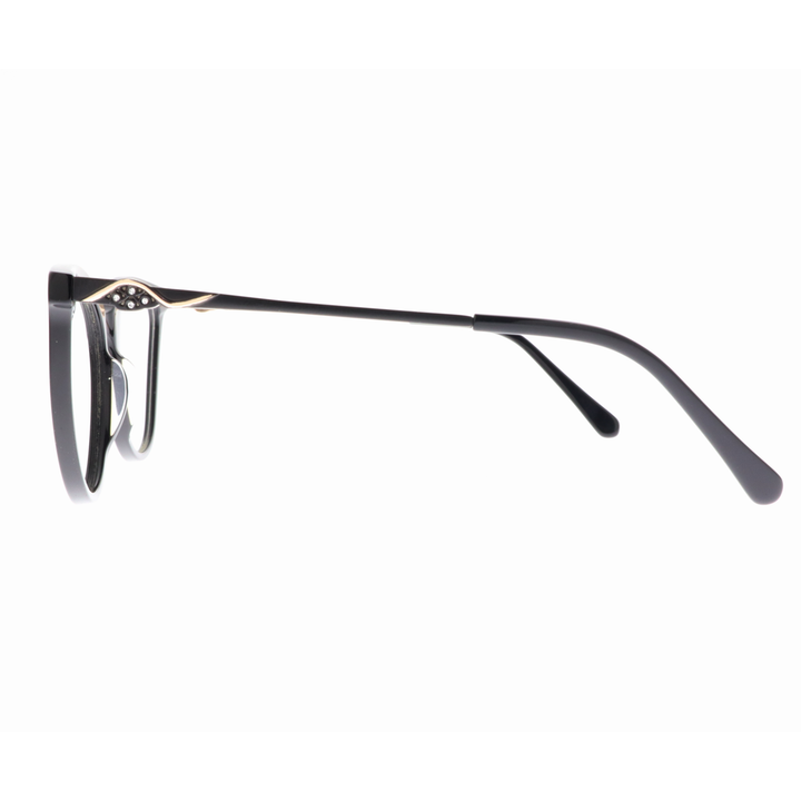 Joy Style For Women's Eyeglasses Cat Eye Size 55 9006c1 Black