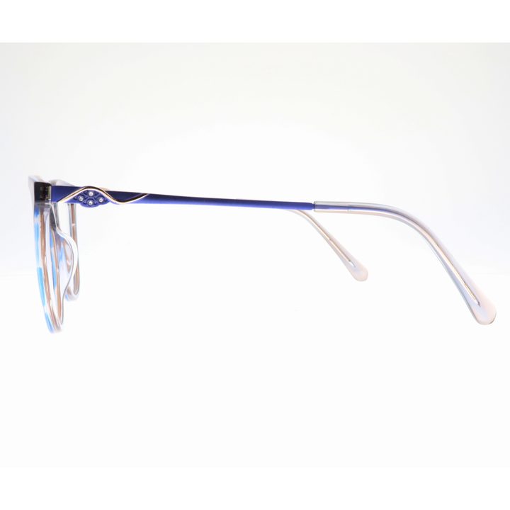 Joy Style For Women's Eyeglasses Cat Eye Size 55 9006c3 Light Blue