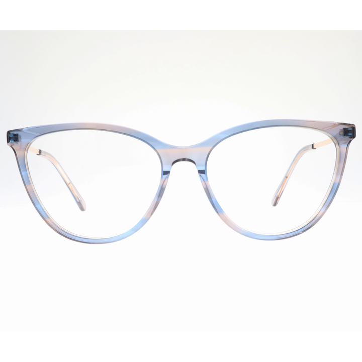 Joy Style For Women's Eyeglasses Cat Eye Size 55 9006c3 Light Blue