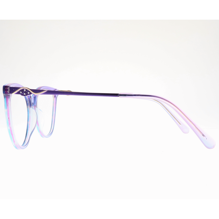 Joy Style For Women's Eyeglasses Cat Eye Size 55 9006c5 Violet