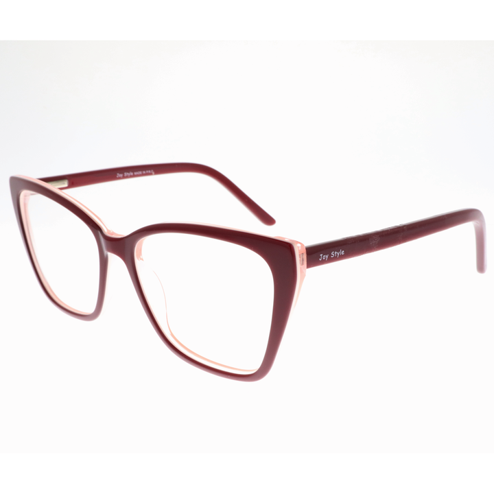 Joy Style For Women's Eyeglasses Cat Eye Size 55 Cz010c6 Red