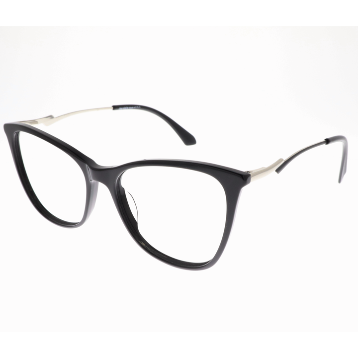 Joy Style For Women's Eyeglasses Cat Eye Size 55 Yc2107c1 Black