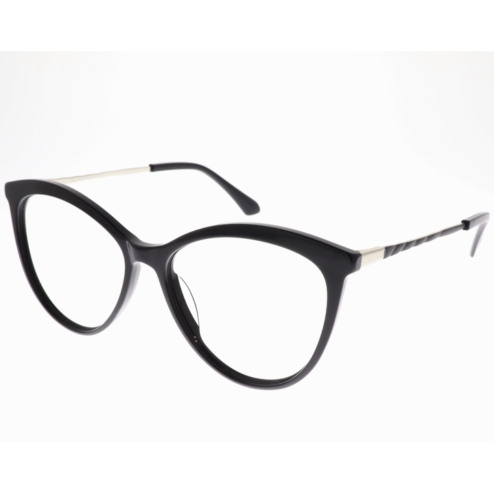 Joy Style For Women's Eyeglasses Cat Eye Size 55 Yc2110c1 Black