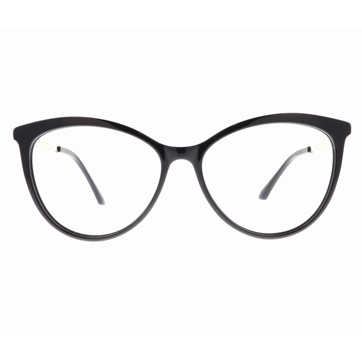 Joy Style For Women's Eyeglasses Cat Eye Size 56 2102c1 Black