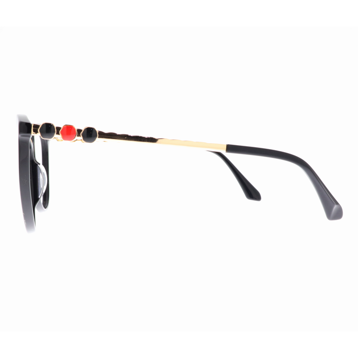 Joy Style For Women's Eyeglasses Cat Eye Size 56 2102c1 Black