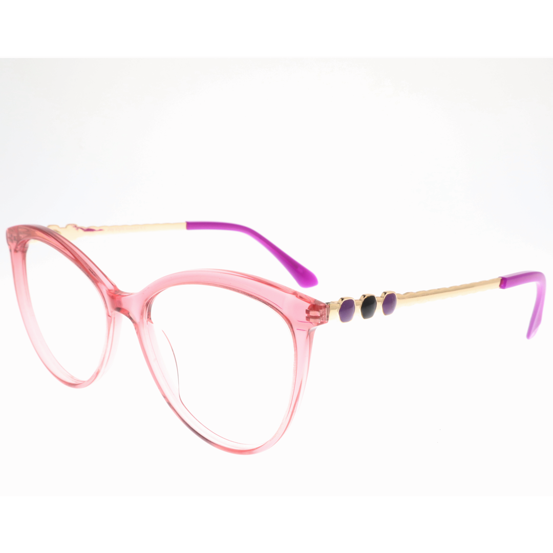 Joy Style For Women's Eyeglasses Cat Eye Size 56 2102c4 Pink