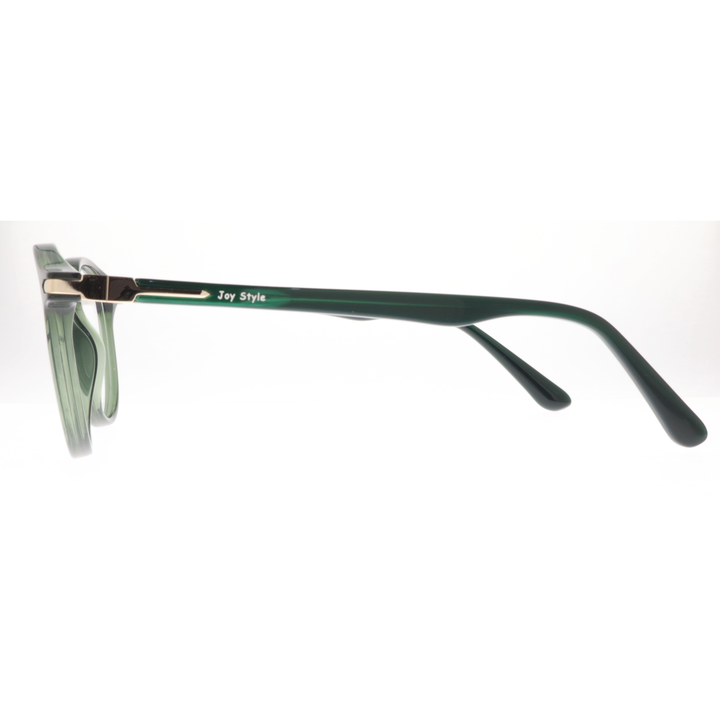 Joy Style For Women's Eyeglasses Round Shape Size 48 8002c3 Green
