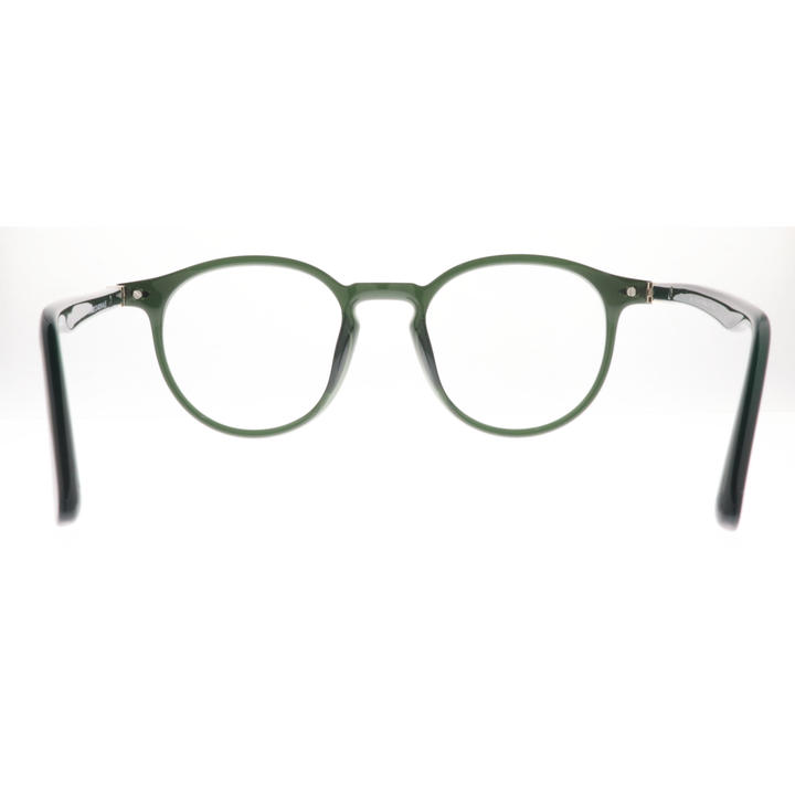 Joy Style For Women's Eyeglasses Round Shape Size 48 8002c3 Green