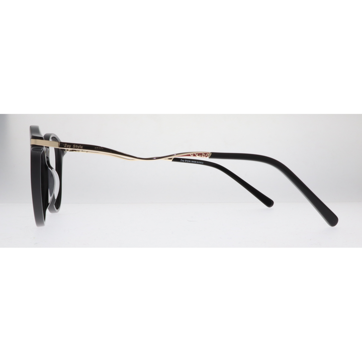 Joy Style For Women's Eyeglasses Round Shape Size 49 7906c1 Black