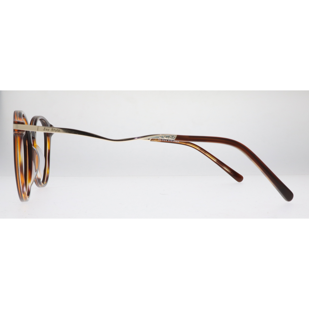 Joy Style For Women's Eyeglasses Round Shape Size 49 7906c2 Brown