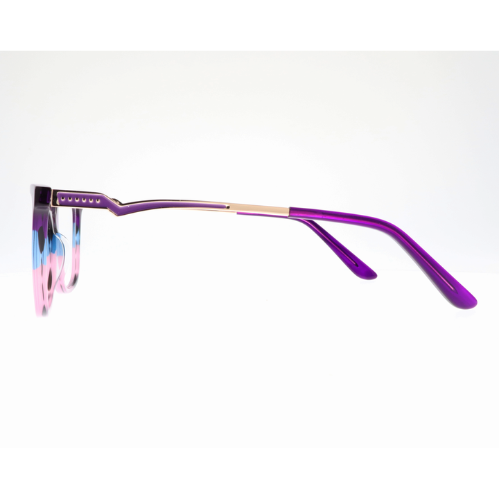 Joy Style For Women's Eyeglasses Square Size 51 35108c2 Purple Pink Gradient